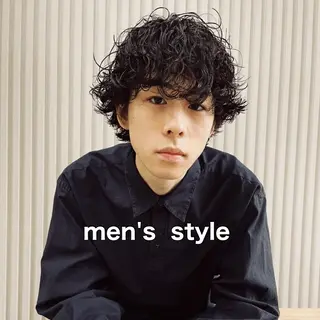 ショート パーマ 上野⭐️メンズ特化 森田道成のヘアスタイル