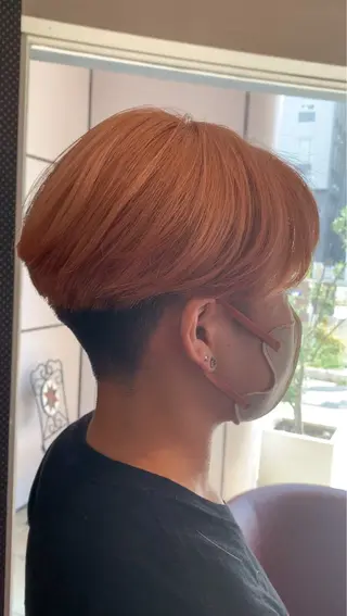 ショート カラー 松山 大輝のヘアスタイル