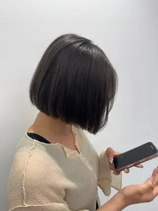 ショート カラー ヘアアレンジ 🐹ブリーチ/ボブ /韓国ヘア/蓮🐹のヘアスタイル
