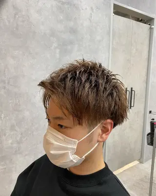 カラー メンズ メンズサロンANDY 御堂筋なんば店所属・大阪メンズヘアのプロ 高橋 直希のヘアスタイル