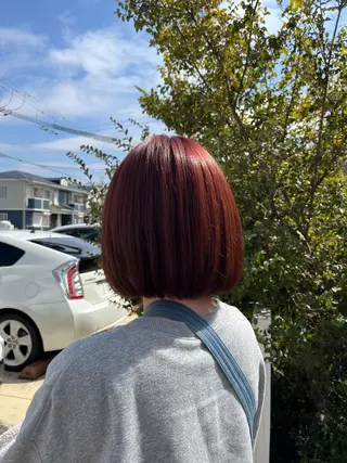 カラー 山本 穂乃花のヘアスタイル