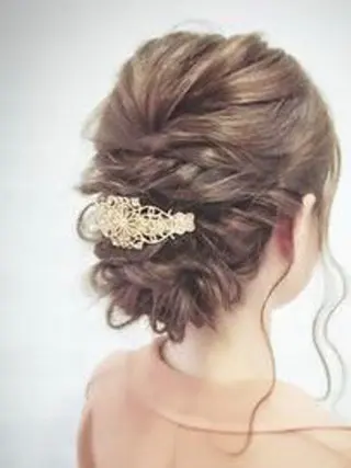 ミディアム ヘアアレンジ トップスタイリスト ✨KIRIKA中野✨のヘアスタイル