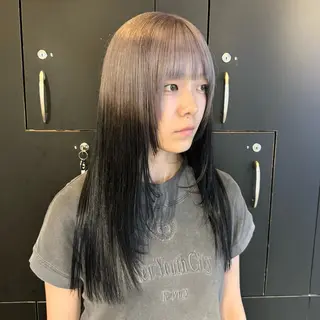 ロング カラー ヘアアレンジ ☪ ハイトーン信者 ☪️yumeka✨️のヘアスタイル