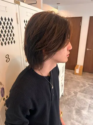 ミディアム メンズ メンズカット無料 /🌷SUZUのヘアスタイル