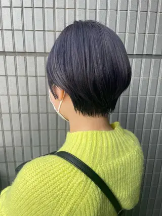 ショート カラー メンズ 野町好花 レイヤー/髪質改善のヘアスタイル