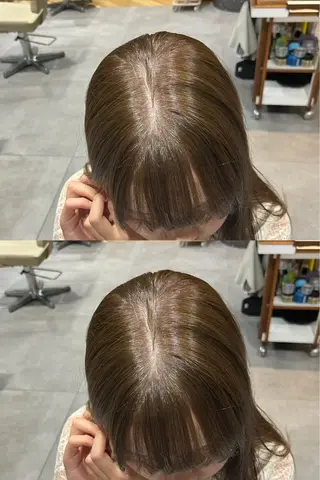 ロング 齋 花音のヘアスタイル