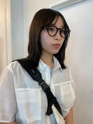 セミロング カラー ichika/天神 /parc hairのヘアスタイル