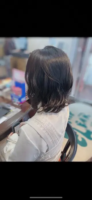 ミディアム カラー 福見 美保のヘアスタイル