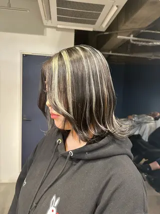 ミディアム カラー 💖ハイライト/ハイ トーン💖MIKIのヘアスタイル