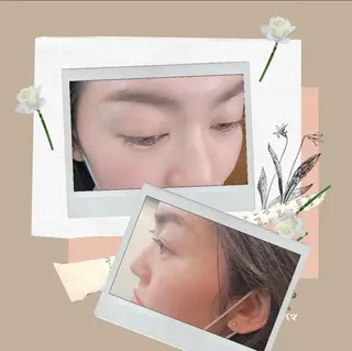 ショート カラー ネイル マツエク・マツパ illum hicariのネイルデザイン