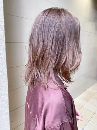 ミディアム カラー ness ネスのヘアスタイル