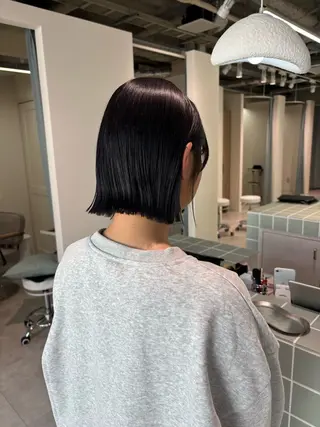 ショート カラー 広島/わかな/ヘア セット/オリーブのヘアスタイル