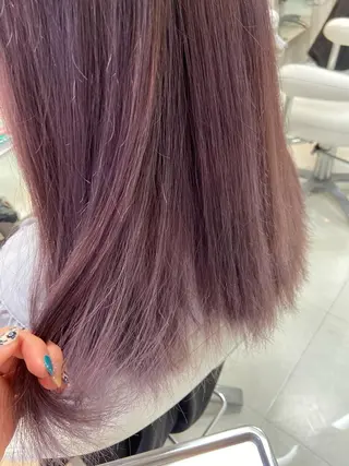 セミロング カラー 菊地 美憂のヘアスタイル