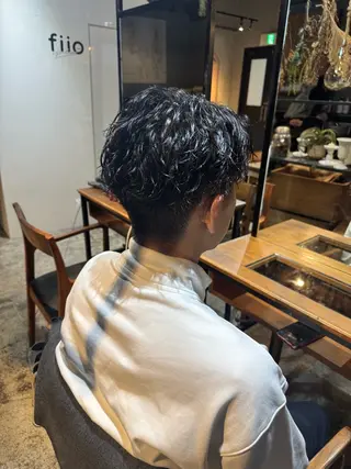 パーマ メンズ クキノ ケイカのヘアスタイル