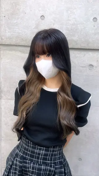 セミロング カラー ヘアアレンジ 愛されカラー🩷 はるなのヘアスタイル