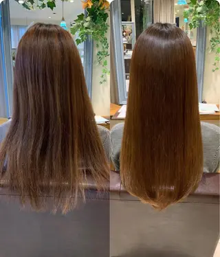 ロング 静岡/草薙パーマ メンズバレイヤージュのヘアスタイル