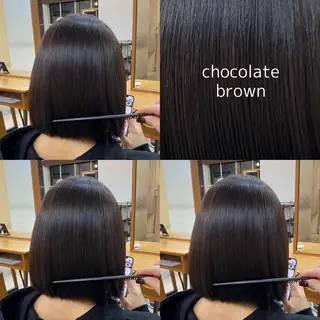 ショート カラー blink所属・暖色/ブラウン/ 透明感/ゆうかのヘアスタイル