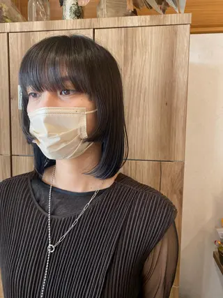 ミディアム カラー パーマ指名No1 /namiのヘアスタイル