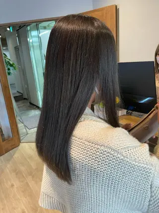 ロング カラー 髪質改善/ブリーチ 田代 龍我のヘアスタイル