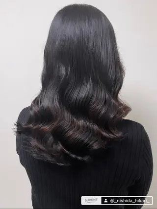 ミディアム パーマ ニシダヒカリ🌙 髪質改善×似合わせのヘアスタイル