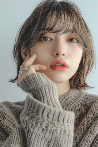 ミディアム カラー パーマ 🌜 Lulu 🌛 公式/大通のヘアスタイル