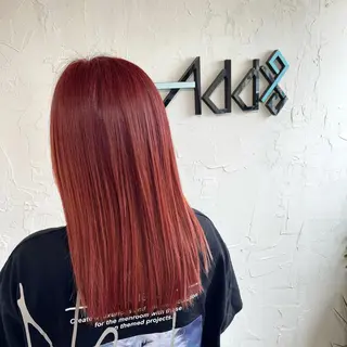 ミディアム カラー パーマ ヘアアレンジ Add9 柳田健登のヘアスタイル