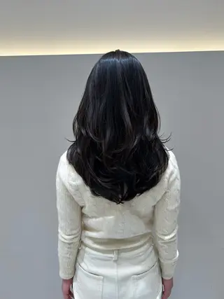 ロング ブリーチなしダブル カラー✨たくみのヘアスタイル