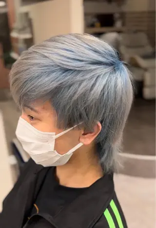 ショート ボブ、レイヤー、 ハイトーン、古淵のヘアスタイル