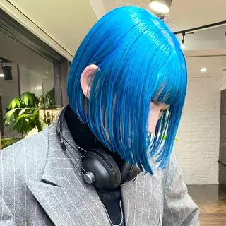 ロング カラー デザインカラーハイト ーン/konomiのヘアスタイル
