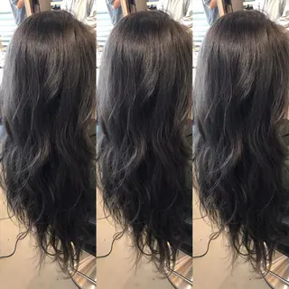 ロング カラー 大久保 隆蔵のヘアスタイル