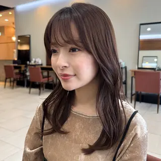 ミディアム カラー 🌈透明感カラー/レ イヤー/Nana🌈のヘアスタイル