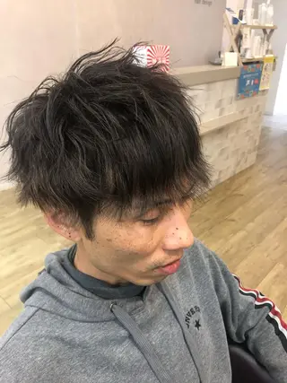 カラー メンズ 迫 祐太のヘアスタイル
