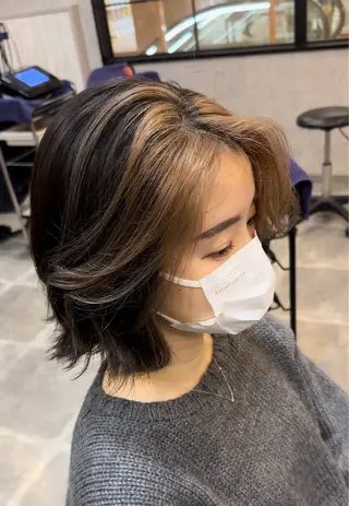 ショート カラー Bonheur  KAWANISHI所属・ノンダメージ 🥑mikubanのヘアスタイル
