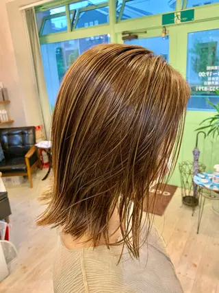 ミディアム カラー schon 仙台のヘアスタイル