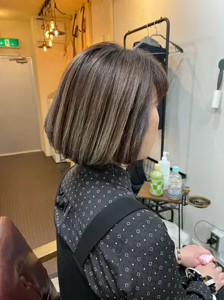 ショート カラー SUN GLOW  サングロウ所属・水素トリートメント／ 髪質改善/ナカノメのヘアスタイル