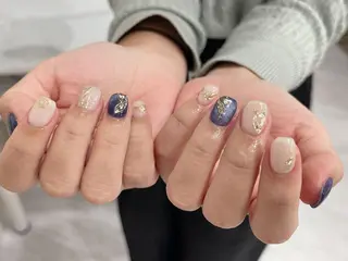 ネイル ki🍒🍒 ki ツルツルネイルのネイルデザイン