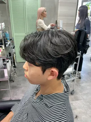 パーマ メンズ the path だいちのヘアスタイル