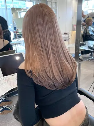 ロング カラー 酒井 竜也のヘアスタイル