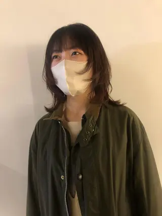 セミロング ケアブリーチ/ボブ/ honoのヘアスタイル