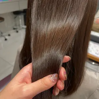セミロング カラー Miyu🎀レイヤー ／透明感カラー🪽のヘアスタイル