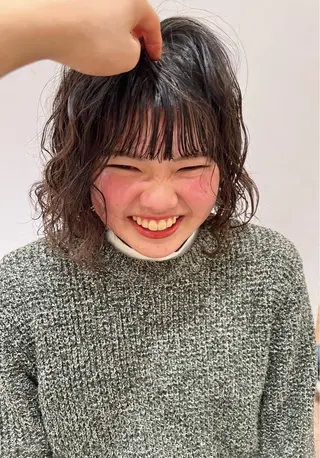 ショート パーマ 似合わせカット🫧 /パーマRINAのヘアスタイル