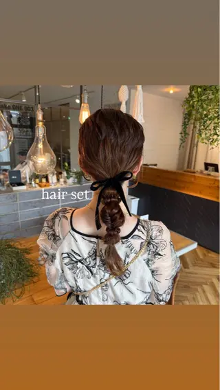 ヘアアレンジ 飯島 美海のヘアスタイル