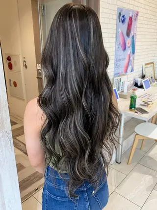 ロング カラー 須藤 光洋のヘアスタイル