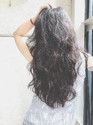 ロング パーマ ace share salon所属・桑原 祥のヘアスタイル