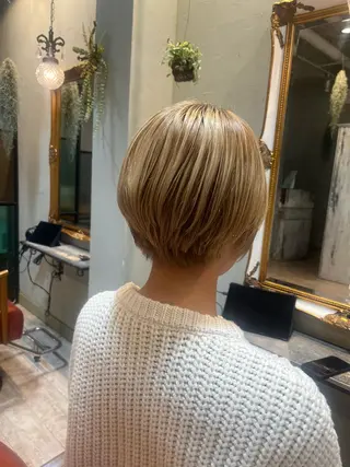 ショート DieHare所属・林 紅葉のヘアスタイル