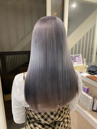 ロング 🌈評価No.1🌈 艶髪カラー❌エクステのヘアスタイル