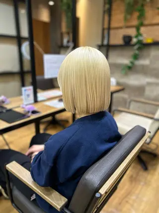 ショート カラー 🎀たな 🧸のヘアスタイル