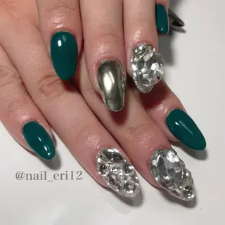 ミディアム ネイル nail salon &e eriのネイルデザイン