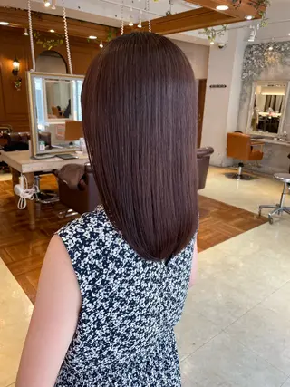ミディアム 北田🌟小顔レイヤー 🌟人気カラーのヘアスタイル