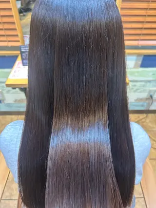 ロング 縮毛矯正🫧🩵 林 菜々美のヘアスタイル